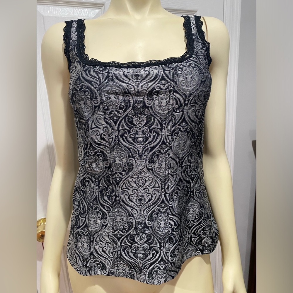 White /Black Top/ Size Small